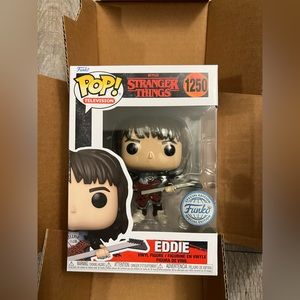 Funko Pop Eddie Munson Netflix Television Series Stranger Things #1250